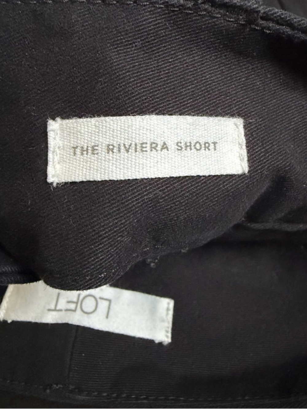 LOFT Riviera Tailored Shorts Black Size 4 NWT Preppy Summer Career - Picture 5 of 6